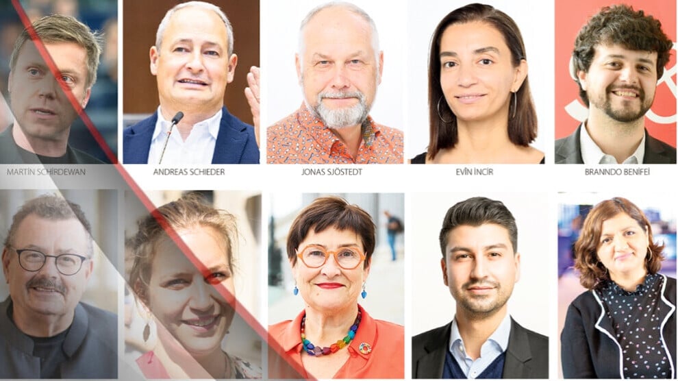 European politicians and MEPs: Silence is complicity