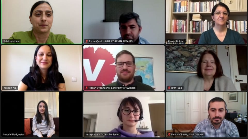 HDP ve İsveç Sol Partisi’nden ‘ilişkileri geliştirme’ kararı
