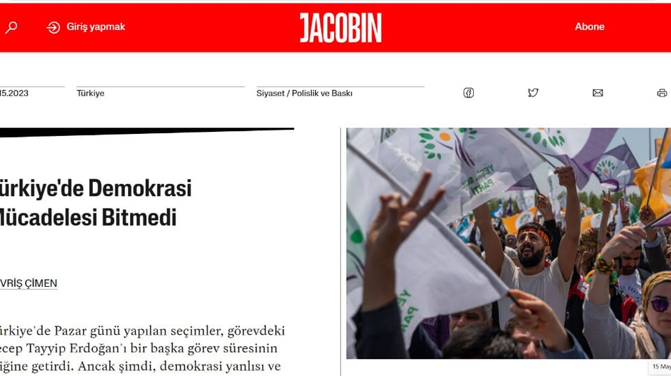 Jacobin dergisi: Erdoğan’ın yenilmezlik miti darbe aldı